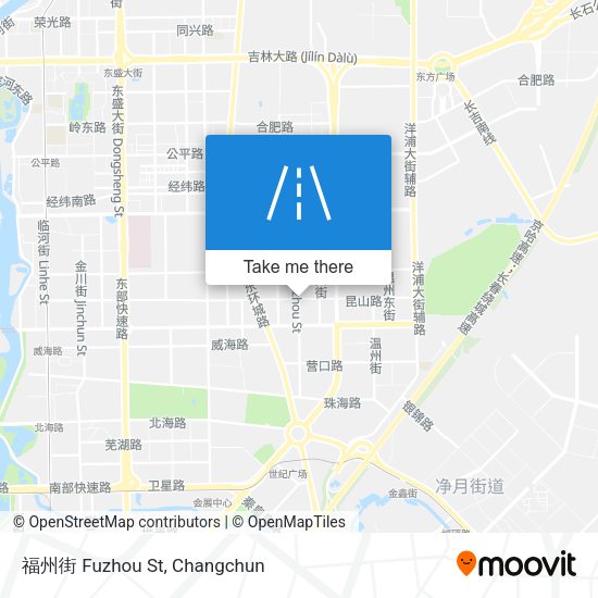 福州街 Fuzhou St map