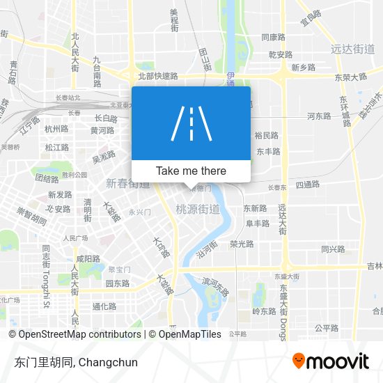 东门里胡同 map