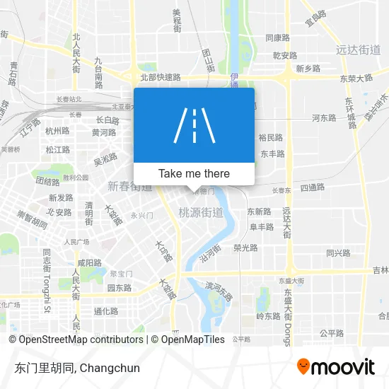 东门里胡同 map