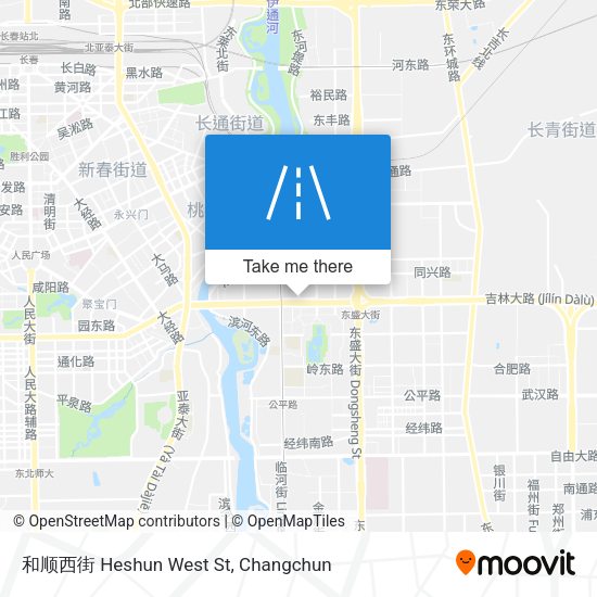 和顺西街 Heshun West St map