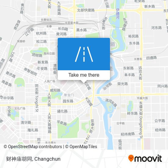 财神庙胡同 map