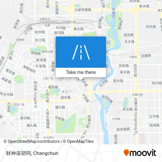 财神庙胡同 map