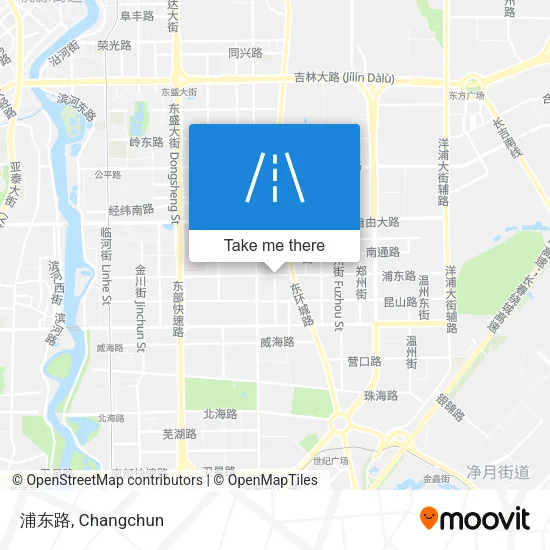 浦东路 map