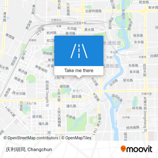 庆利胡同 map