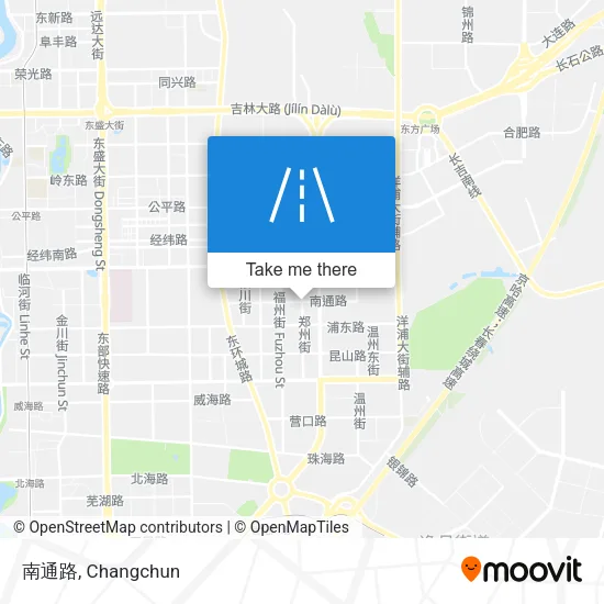南通路 map