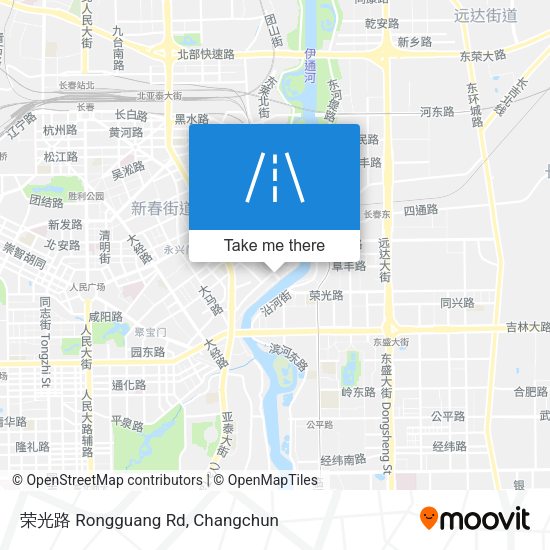 荣光路 Rongguang Rd map