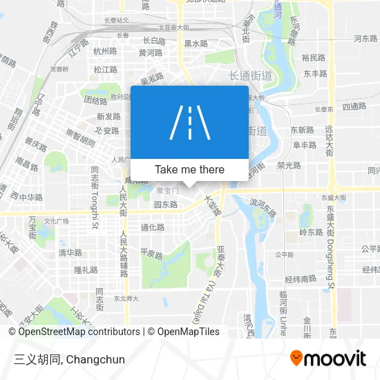 三义胡同 map