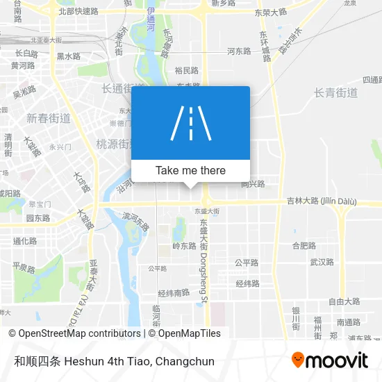和顺四条 Heshun 4th Tiao map