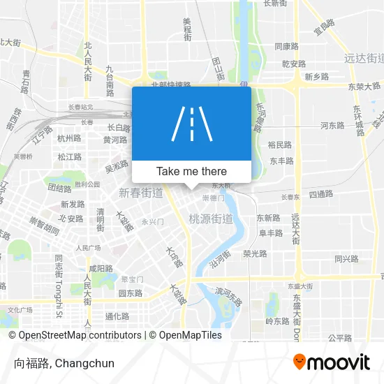 向福路 map