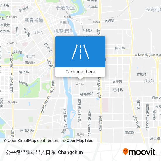 公平路轻轨站出入口东 map