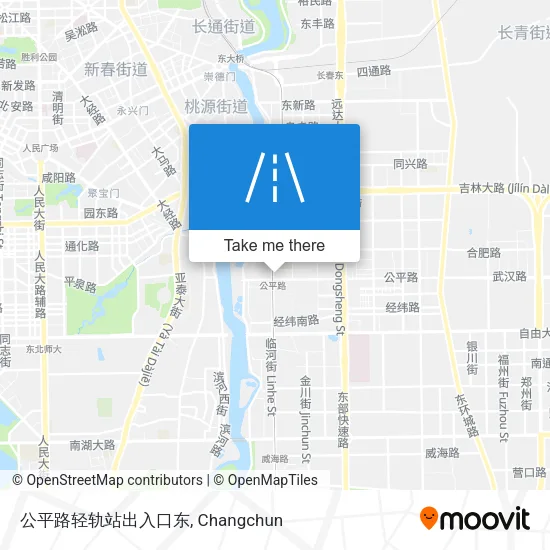 公平路轻轨站出入口东 map