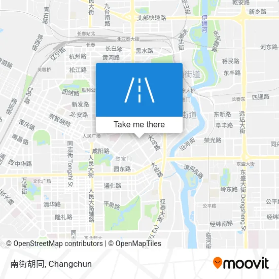 南街胡同 map