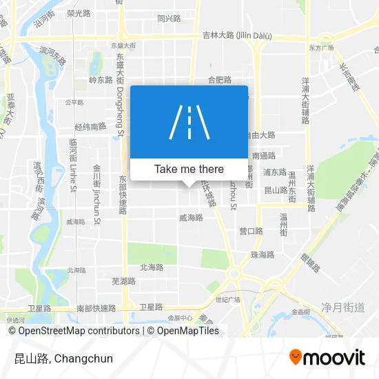 昆山路 map