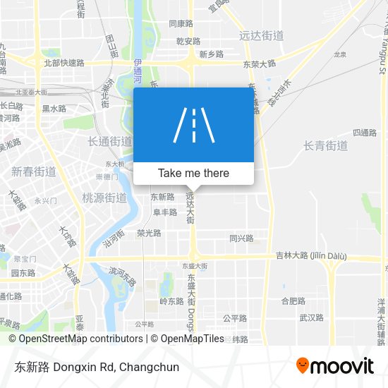 东新路 Dongxin Rd map