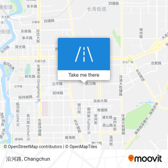 沿河路 map