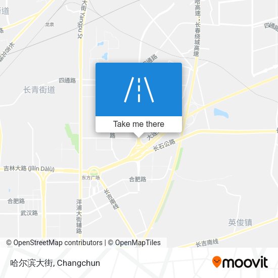 哈尔滨大街 map
