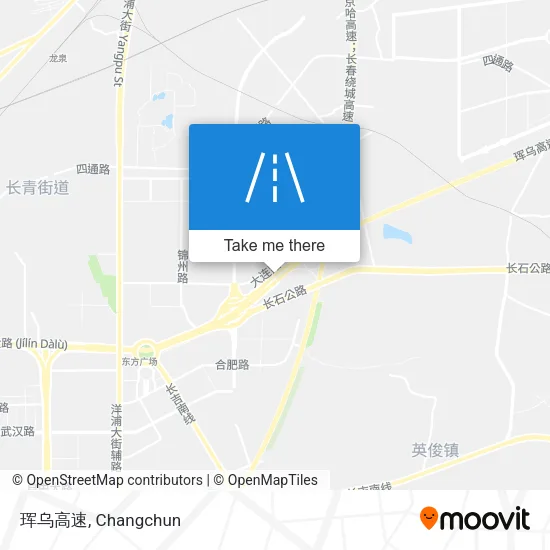 珲乌高速 map