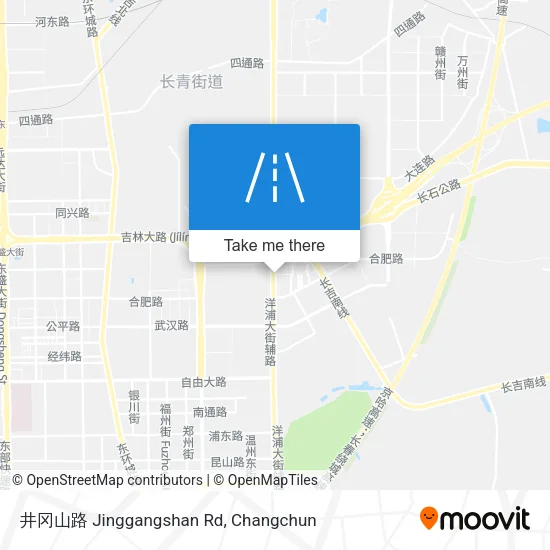 井冈山路 Jinggangshan Rd map