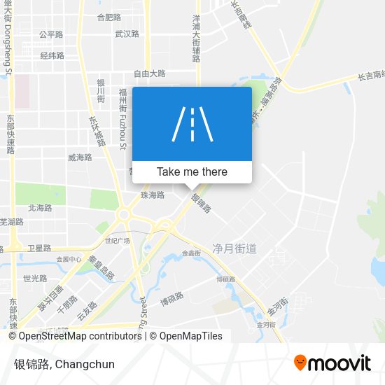 银锦路 map
