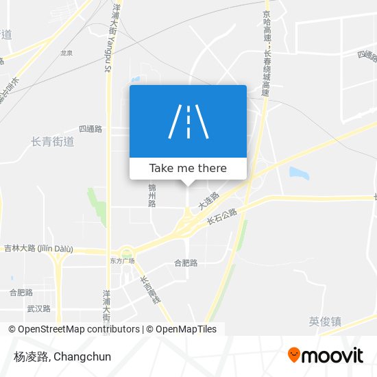 杨凌路 map