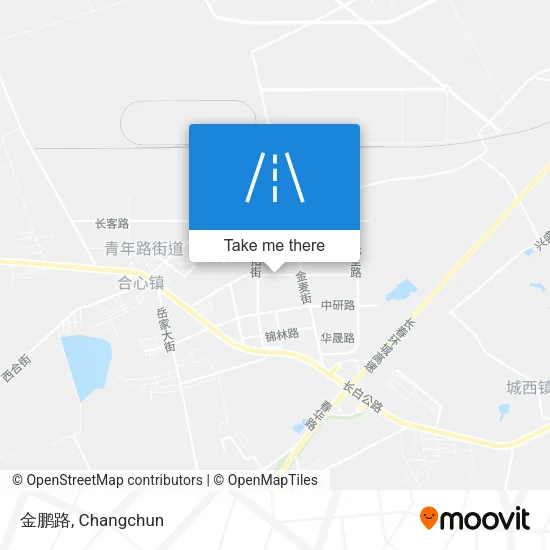 金鹏路 map