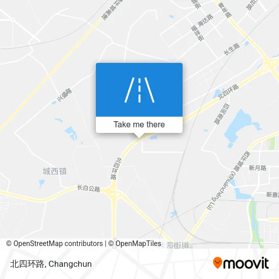 北四环路 map