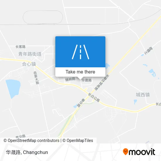 华晟路 map