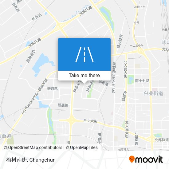榆树南街 map