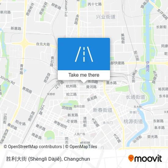 胜利大街 (Shènglì Dàjiē) map