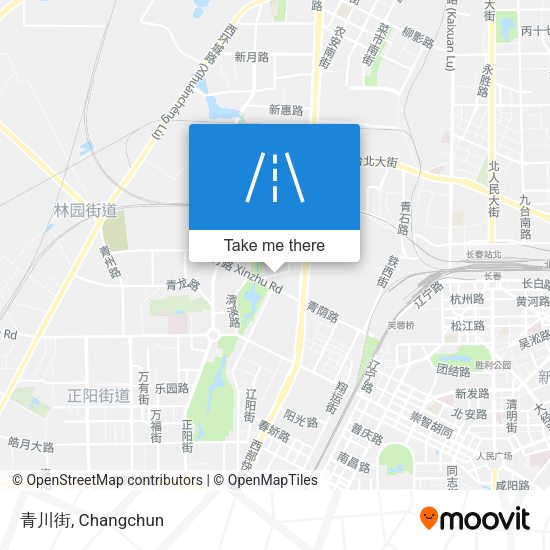 青川街 map
