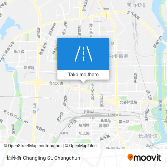 长岭街 Changling St map