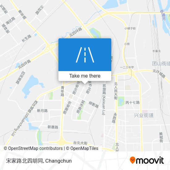 宋家路北四胡同 map