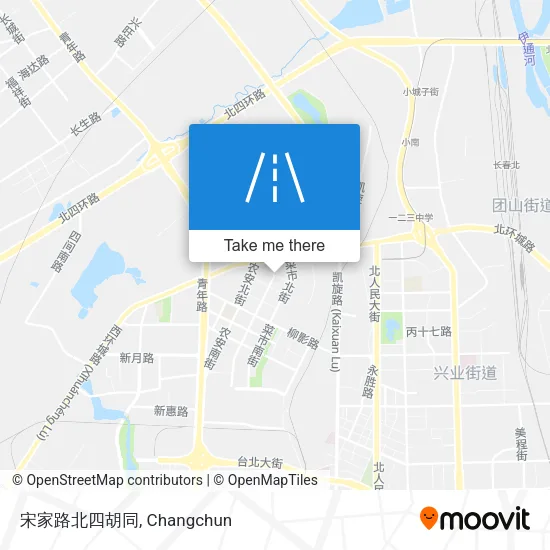 宋家路北四胡同 map