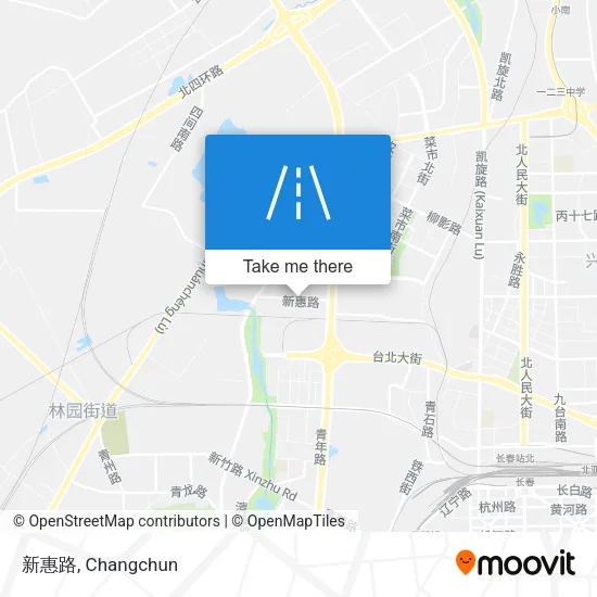 新惠路 map