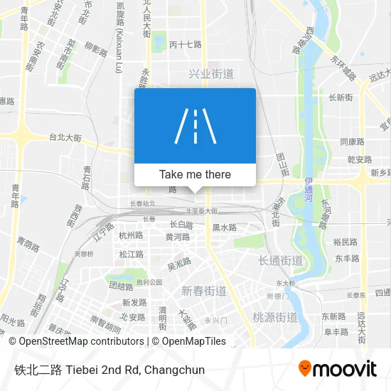 铁北二路 Tiebei 2nd Rd map