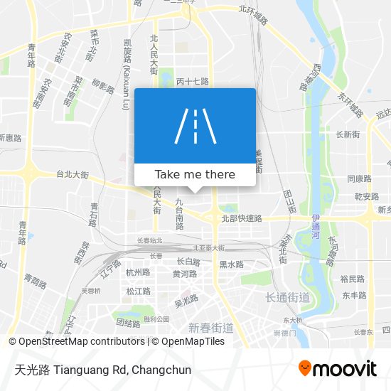 天光路 Tianguang Rd map