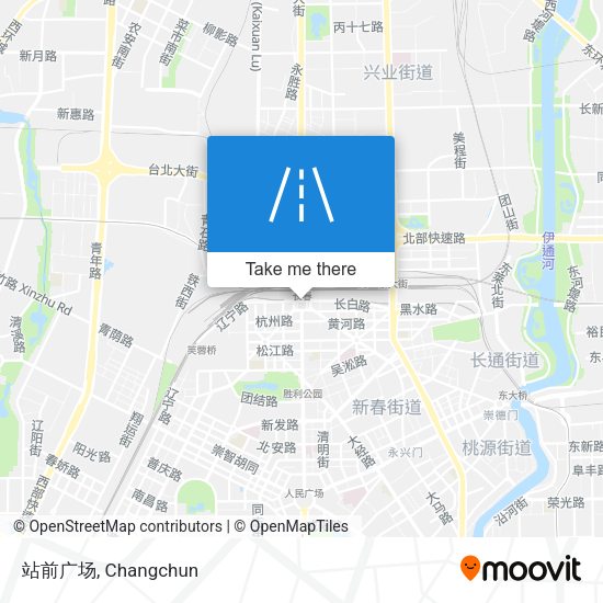 站前广场 map