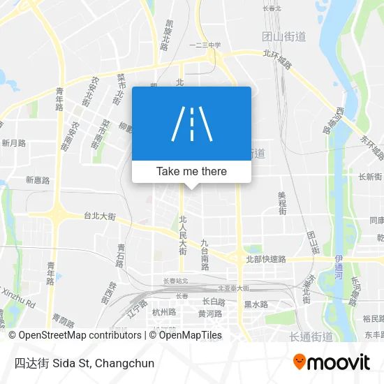 四达街 Sida St map