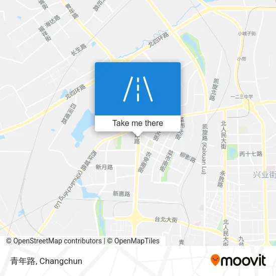 青年路 map