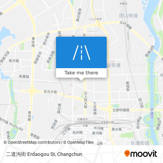 二道沟街 Erdaogou St map