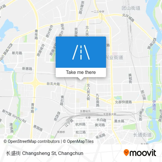 长盛街 Changsheng St map