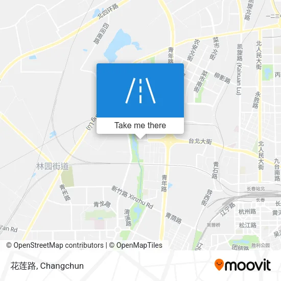 花莲路 map