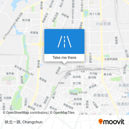 铁北一路 map