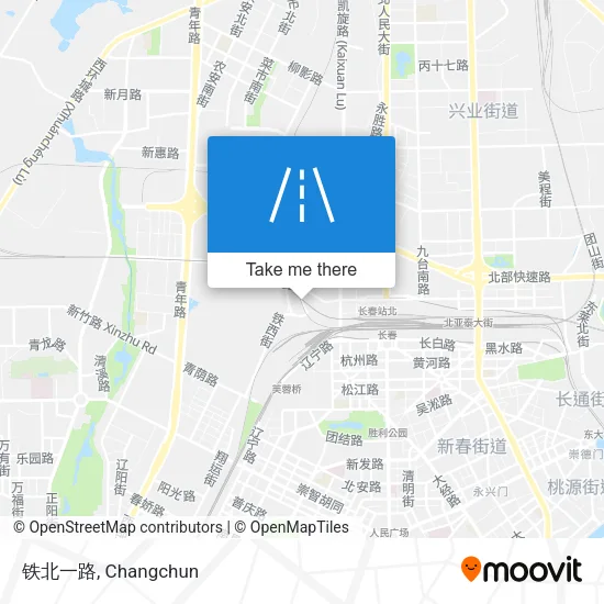 铁北一路 map