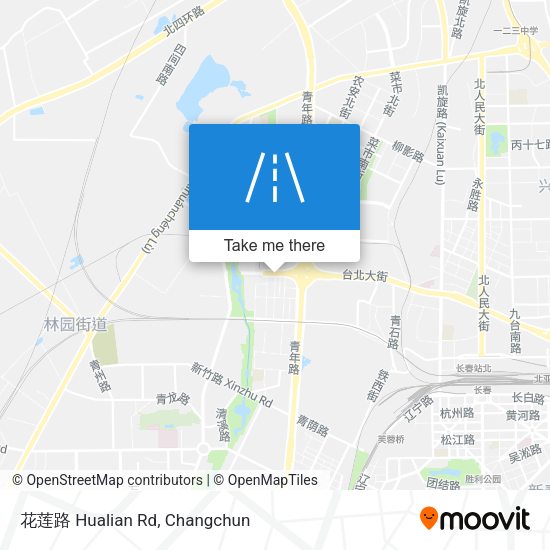 花莲路 Hualian Rd map