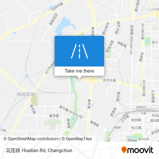 花莲路 Hualian Rd map