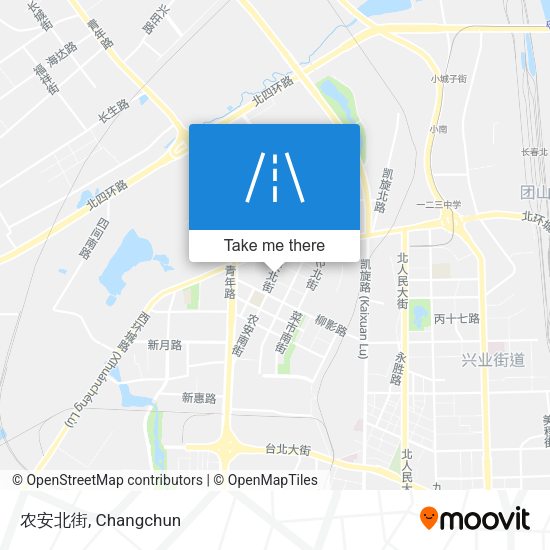 农安北街 map