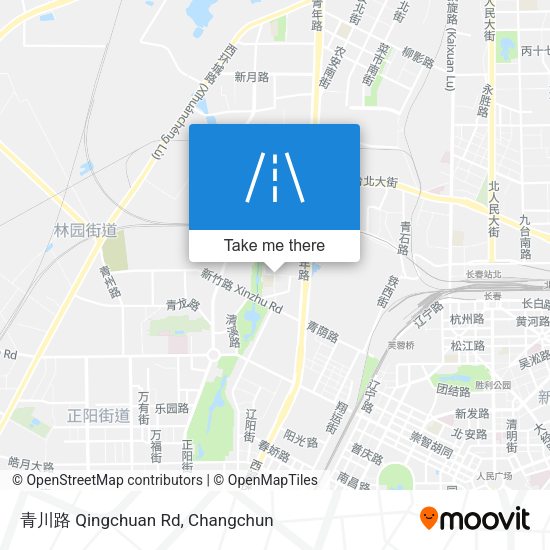 青川路 Qingchuan Rd map