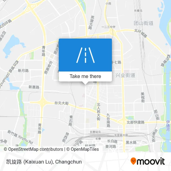 凯旋路 (Kaixuan Lu) map
