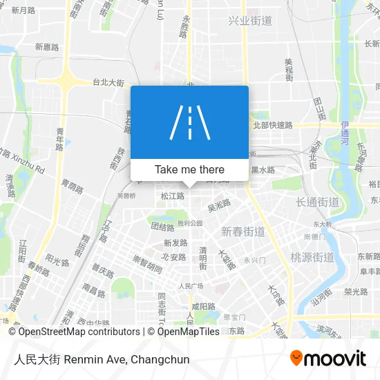 人民大街 Renmin Ave map